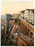 The Lift Helgoland Vintage A4 Photo Print