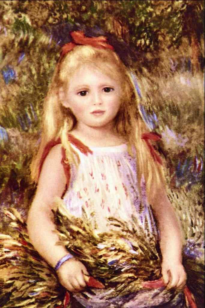 The Little Gleaner Renoir Impressionism A4 Photo Print