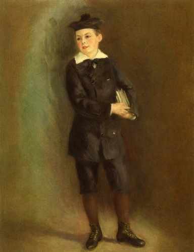 The Little School Boy 1879 A4 Photo Print