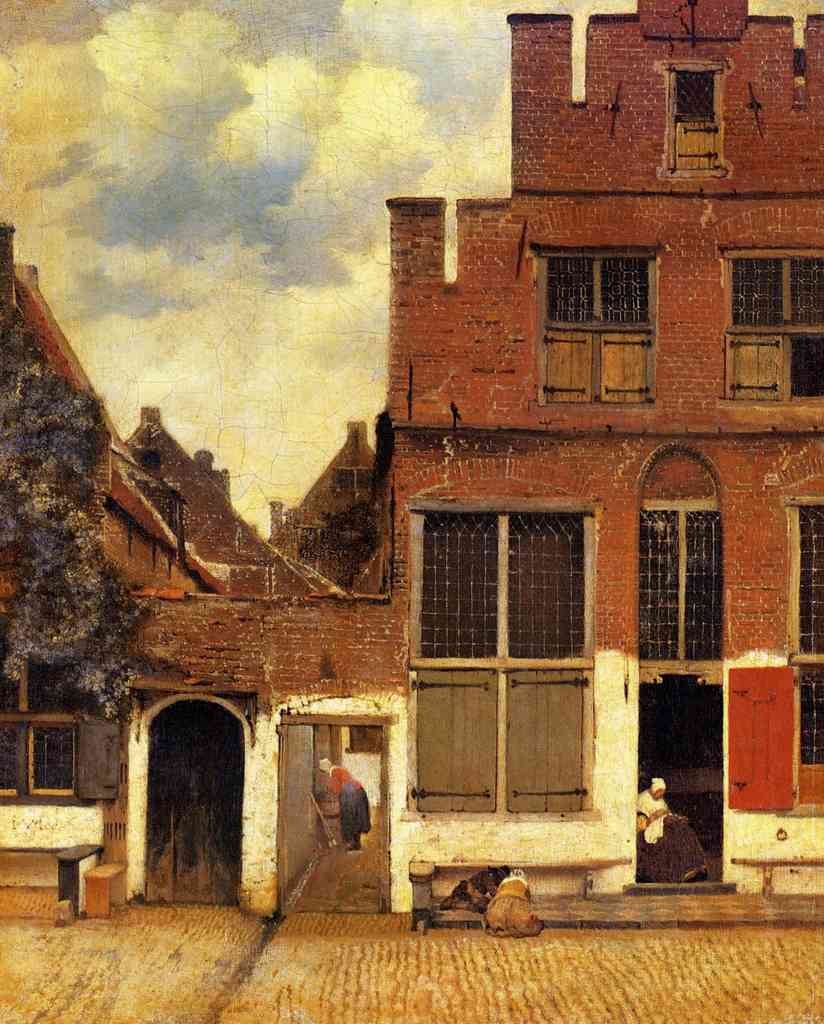 The Little Street Vermeer A4 Photo Print