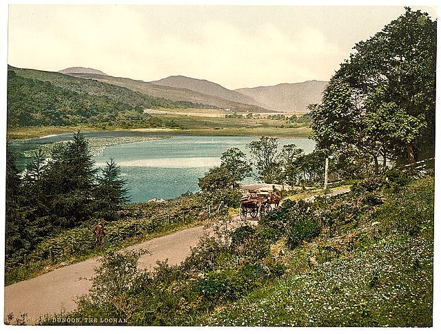 The Lochan Dunoon Vintage A4 Photo Print