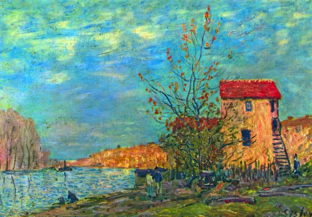 The Loing In Moret Sisley A4 Photo Print