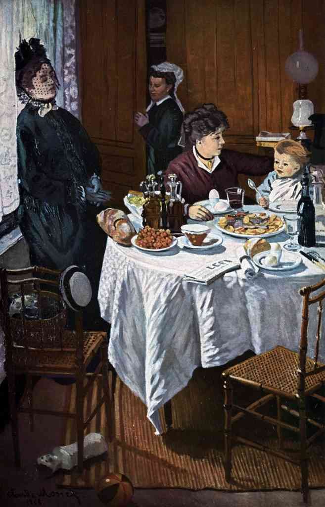 The Lunch 1 Monet A4 Photo Print
