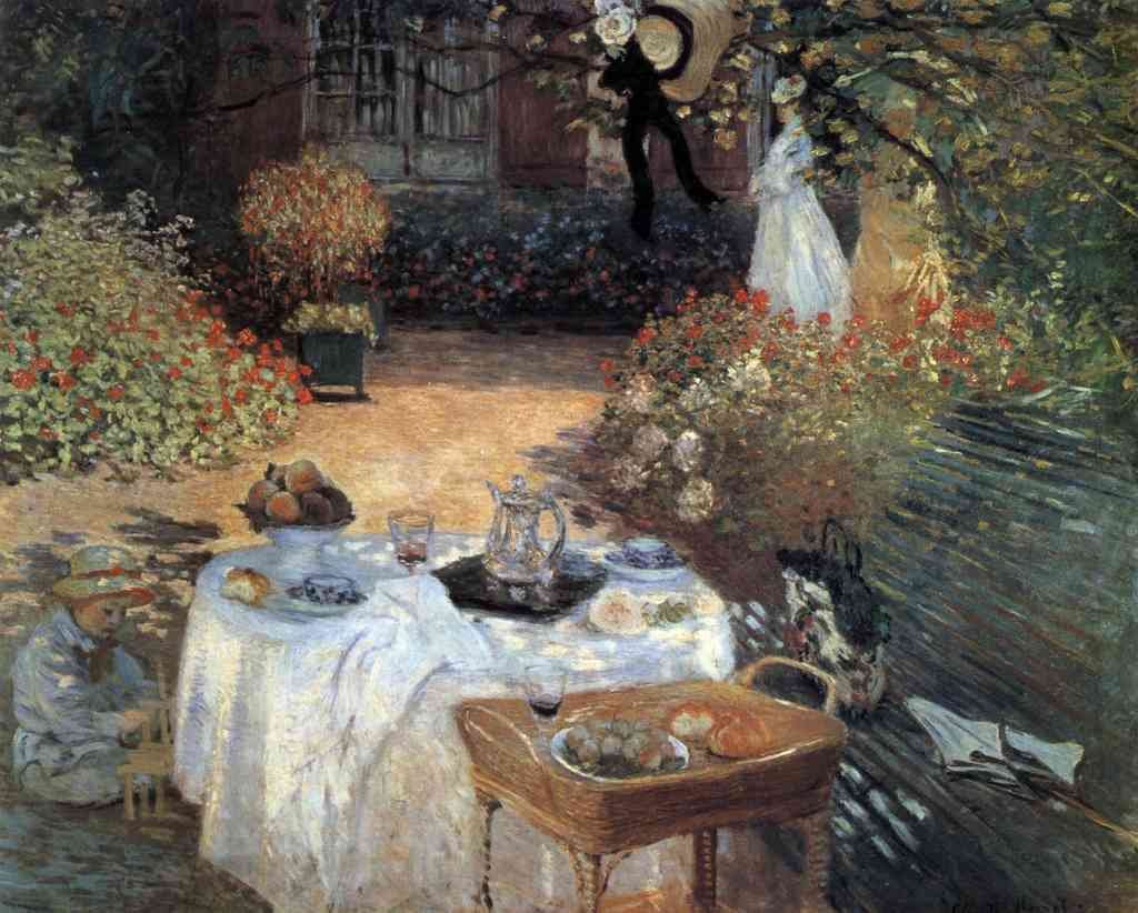 The Lunch 2 Monet A4 Photo Print