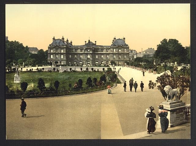 The Luxembourg Palace Paris Vintage A4 Photo Print