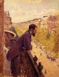 The Man On The Balcony 1880 A4 Photo Print