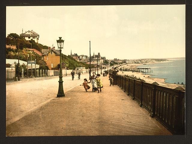 The Maritime Boulevard Havre Vintage A4 Photo Print