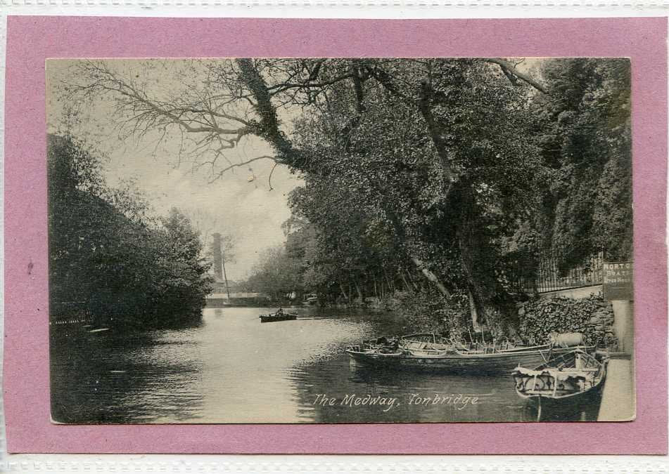 The Medway Tonbridge Kent Vintage A4 Photo Print