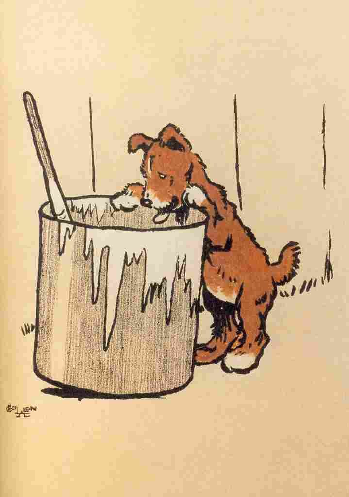 The Merry Puppy Book 1913 6 A4 Photo Print