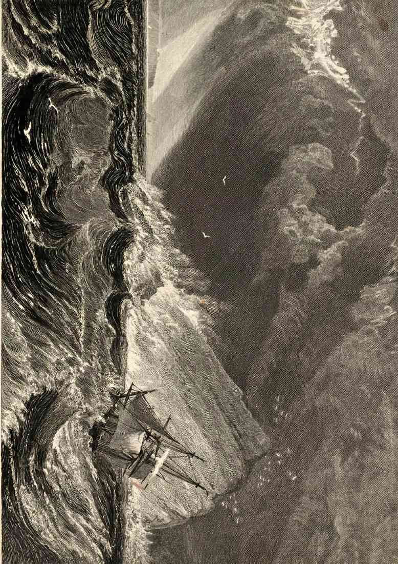The Mew Stone At The Entrance Of Plymouth Sound pencil 2021 A4 Photo Print
