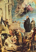 The Miracle Of St Francis Xavier Rubens A4 Photo Print