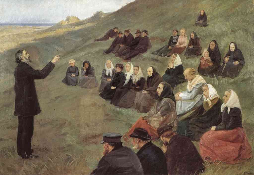 The Missionary Anna Ancher Impressionism European A4 Photo Print