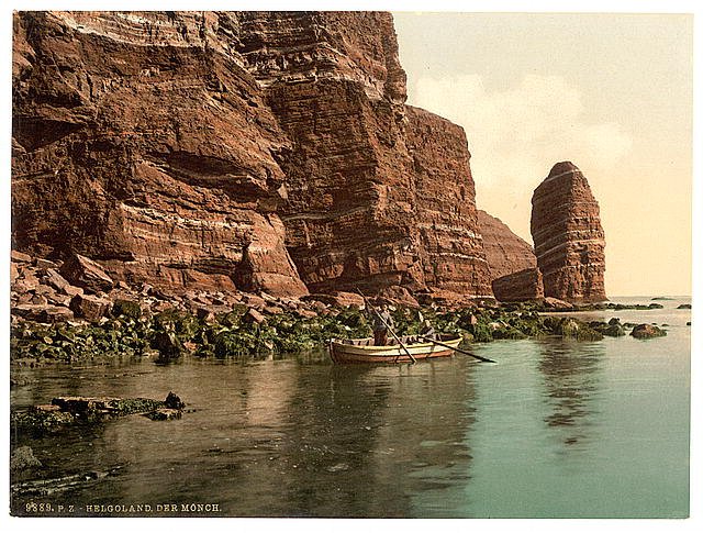 The Monk Helgoland Vintage A4 Photo Print