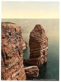 The Monk from above Helgoland Vintage A4 Photo Print
