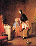 The Morning Toilet Jean Chardin A4 Photo Print