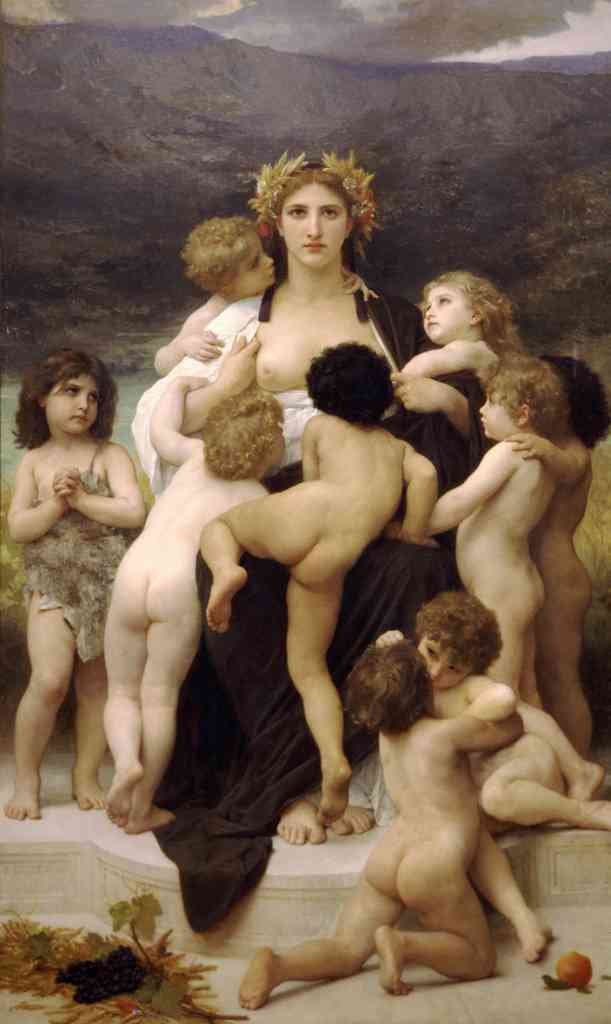 The Motherland Bouguereau A4 Photo Print