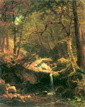 The Mountain by Bierstadt A4 Photo Print