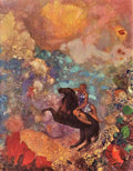 The Muse On Pegasu Odilon Redon Symbolism A4 Photo Print