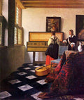 The Music Lesson Vermeer A4 Photo Print