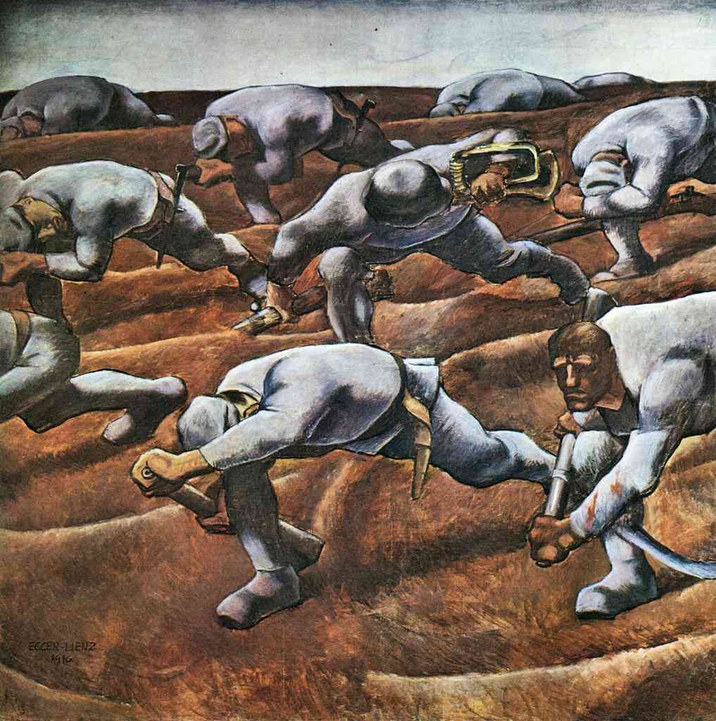 The Nameless 1914 Albin Egger Lienz Symbolism A4 Photo Print