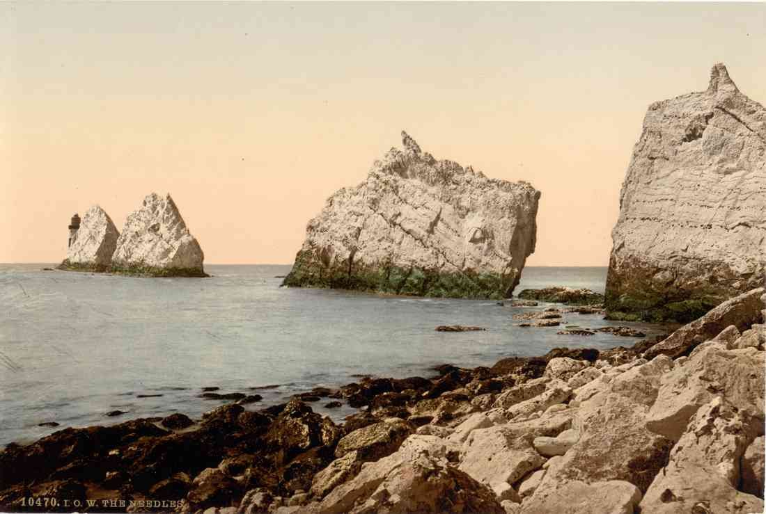 The Needles I Isle of Wight 08984u A4 Photo Print