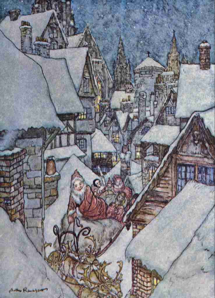 The Night Before Christmas 1931 3 A4 Photo Print