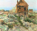 The Norwegian hut by Hassam Impressionism American A4 Photo Print