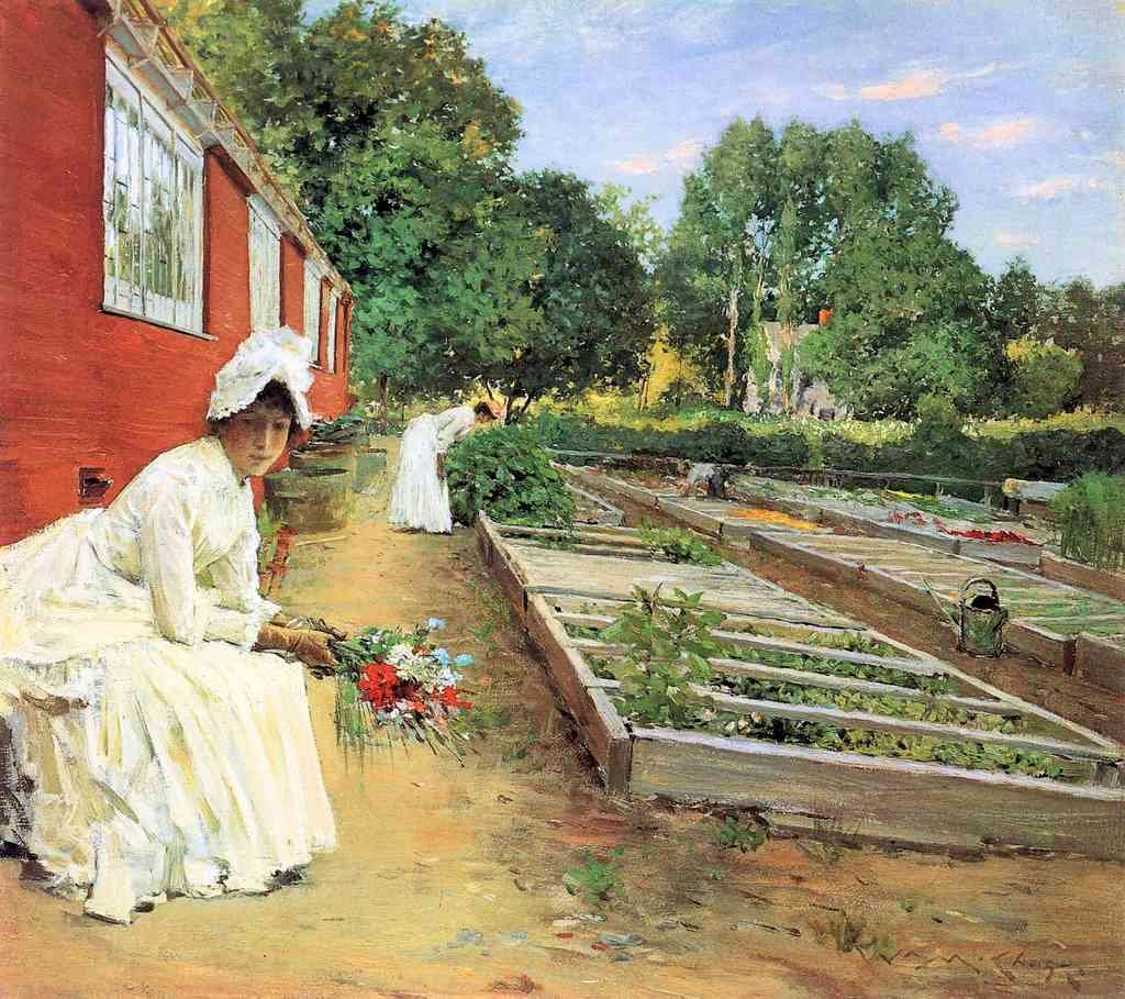 The Nursery William Merritt Chase Impressionism American A4 Photo Print