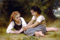 The Nut Gatherers Bouguereau A4 Photo Print