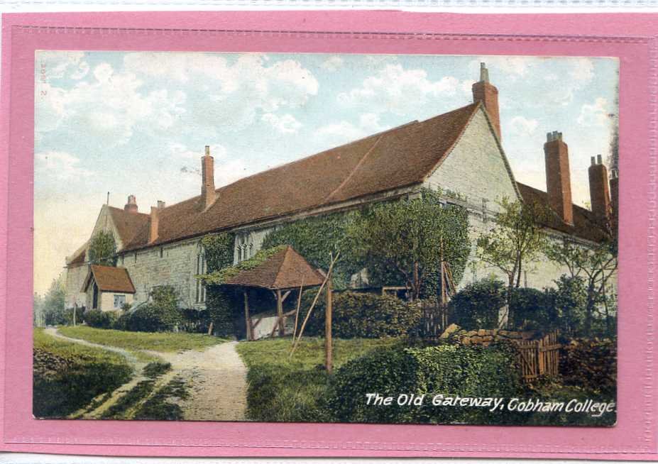 The Old Gateway Cobham College Kent Vintage A4 Photo Print