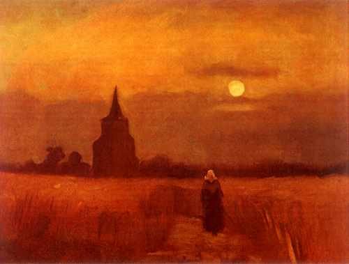 The Old Tower In The Fields 1884 A4 Photo Print