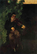 The Old Violinist August Macke Expressionism A4 Photo Print