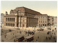 The Opera House Vienna Vintage A4 Photo Print