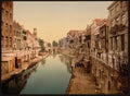 The Oude Gracht Viebrug Utrecht Vintage A4 Photo Print