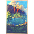 The Palisades American Railroad Tourism Pr Vintage Retro Advert Poster A4 Photo
