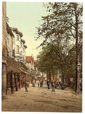 The Pantiles looking North Tunbridge Wells Vintage A4 Photo Print