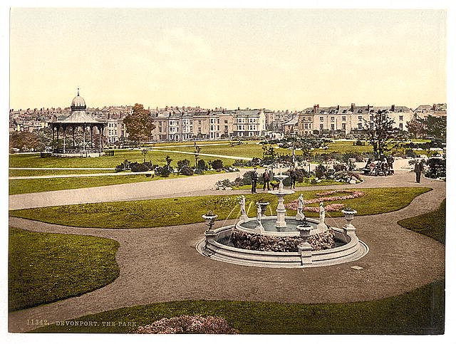 The Park Devonport Vintage A4 Photo Print