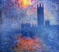 The Parlaiment In London Monet A4 Photo Print