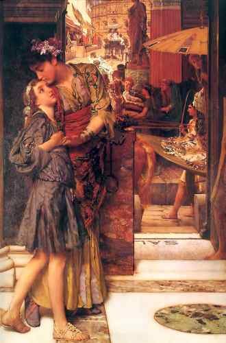 The Parting Kiss Lawrence Alma Tadema A4 Photo Print