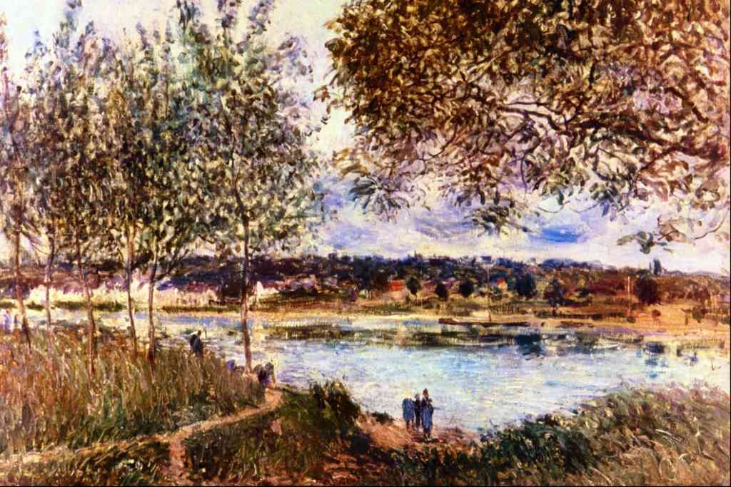 The Path To The Old Ferry 1880 Sisley Impressionism A4 Photo Print