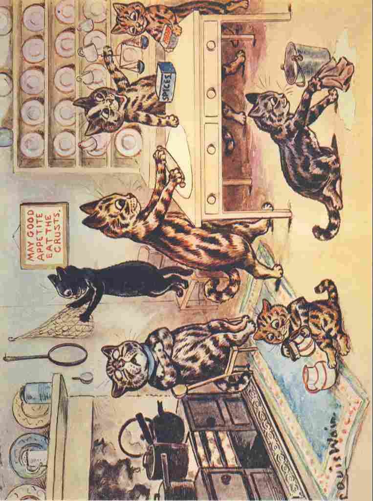 The Picture Book of Kittens 1920s 13 Louis Wain A4 Photo Print