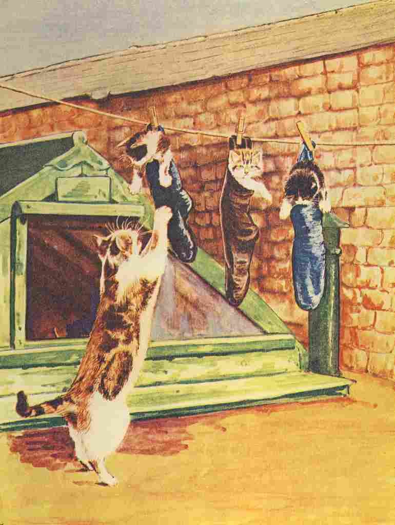 The Picture Book of Kittens 1920s 7 A4 Photo Print