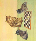 The Picture Book of Kittens 1920s Cats playing chess A4 Photo Print
