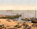 The Pier Helgoland Germany Vintage A4 Photo Print