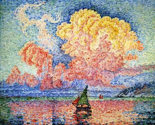 The Pink Cloud Antibes 1916 A4 Photo Print