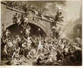 The Plunderingofthe Kings Cellar Hogarth 1793 Vintage A4 Photo Print