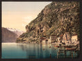 The Ponale Road I Riva Lake Garda Vintage A4 Photo Print