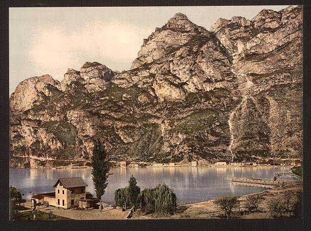 The Ponale Road II Riva Lake Garda Vintage A4 Photo Print