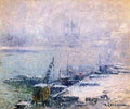 The Pont Henri Iv Notre Dame De Paris In The Snow 1920 A4 Photo Print