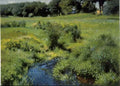 The Pool by Bunker Impressionism A4 Photo Print